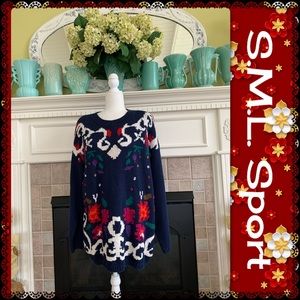 Vintage S.M.L. Sport pullover sweater, 1X